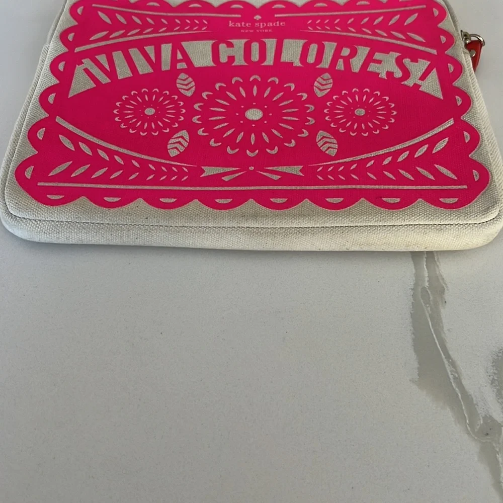 KATE SPADE Viva Colores Colorful Red and Pink iPad Tablet Case